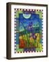 Irises and Fireflies-Helen Lurye-Framed Giclee Print