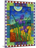 Irises and Fireflies-Helen Lurye-Mounted Giclee Print