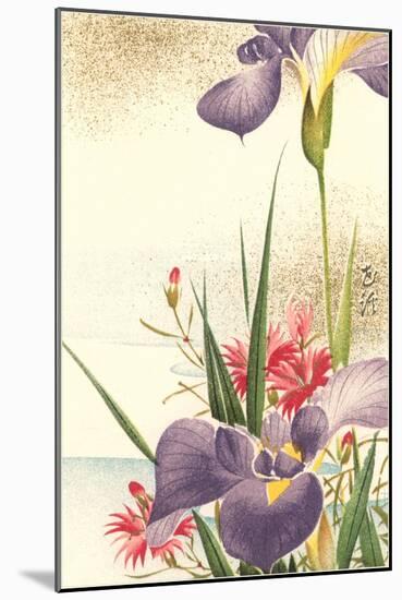 Irises and Other Flowers-null-Mounted Art Print