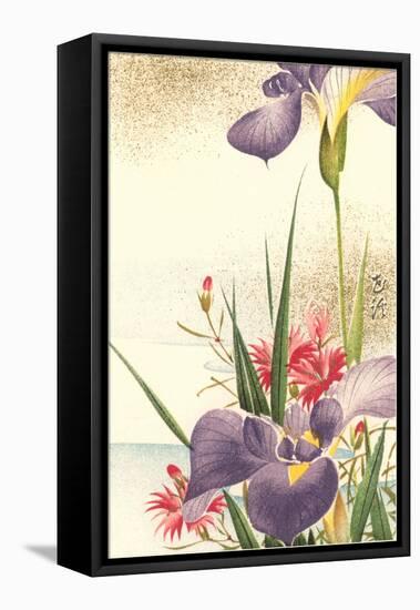 Irises and Other Flowers-null-Framed Stretched Canvas