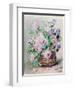 Irises and Peonies in a Basket-Madeleine Lemaire-Framed Giclee Print