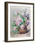 Irises and Peonies in a Basket-Madeleine Lemaire-Framed Giclee Print