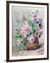 Irises and Peonies in a Basket-Madeleine Lemaire-Framed Giclee Print