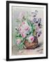 Irises and Peonies in a Basket-Madeleine Lemaire-Framed Giclee Print