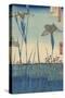 Irises at Horikiri-Ando Hiroshige-Stretched Canvas