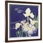 Irises, C. 1890-1900-Kogyo Tsukioka-Framed Art Print