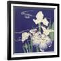 Irises, C. 1890-1900-Kogyo Tsukioka-Framed Art Print