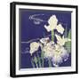 Irises, C. 1890-1900-Kogyo Tsukioka-Framed Art Print