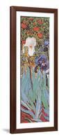 Irises Detail 2-Vincent van Gogh-Framed Art Print