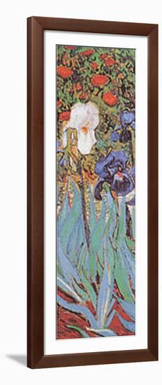 Irises Detail 2-Vincent van Gogh-Framed Art Print