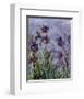 Irises (detail)-Claude Monet-Framed Art Print