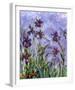 Irises (detail)-Claude Monet-Framed Art Print