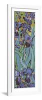 Irises Detail-Vincent van Gogh-Framed Art Print