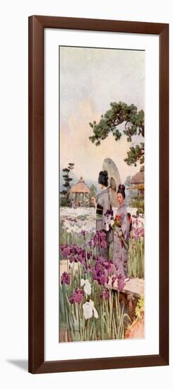 Irises, Horikiri-Ella Du Cane-Framed Giclee Print