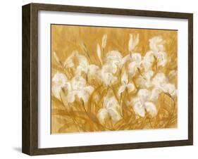 Irises II-li bo-Framed Giclee Print