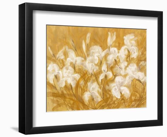 Irises II-li bo-Framed Giclee Print