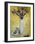 Irises in a Tall Vase, 1928-Christopher Wood-Framed Giclee Print