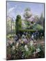 Irises in the Formal Gardens, 1993-Timothy Easton-Mounted Giclee Print