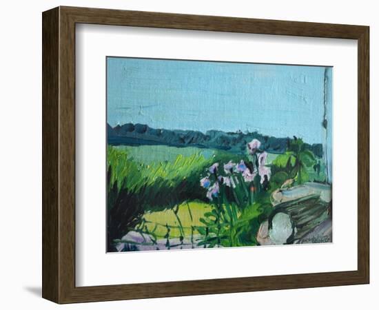 Irises in the Garden-Brenda Brin Booker-Framed Giclee Print