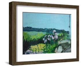 Irises in the Garden-Brenda Brin Booker-Framed Giclee Print