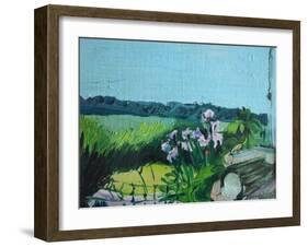 Irises in the Garden-Brenda Brin Booker-Framed Giclee Print