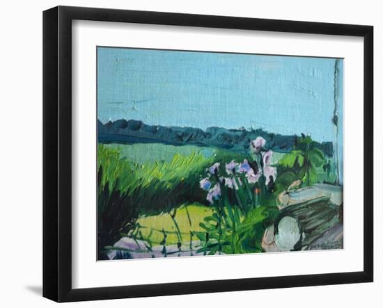 Irises in the Garden-Brenda Brin Booker-Framed Giclee Print