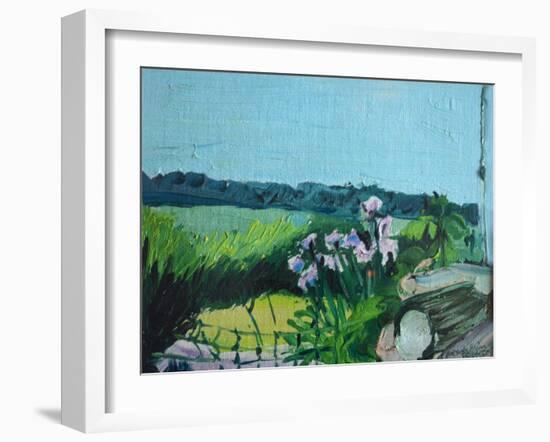 Irises in the Garden-Brenda Brin Booker-Framed Giclee Print