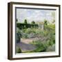 Irises in the Herb Garden, 1995-Timothy Easton-Framed Giclee Print