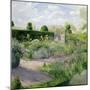 Irises in the Herb Garden, 1995-Timothy Easton-Mounted Giclee Print