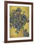 Irises in Vase-Vincent van Gogh-Framed Art Print