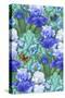 Irises (Pattern)-Maria Rytova-Stretched Canvas