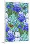 Irises (Pattern)-Maria Rytova-Framed Giclee Print