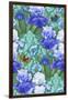 Irises (Pattern)-Maria Rytova-Framed Giclee Print