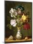 Irises, Roses and Other Flowers in a Porcelain Vase, 1622-Ast-Mounted Giclee Print