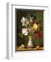 Irises, Roses and Other Flowers in a Porcelain Vase, 1622-Ast-Framed Premium Giclee Print