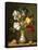 Irises, Roses and Other Flowers in a Porcelain Vase, 1622-Ast-Framed Stretched Canvas