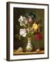 Irises, Roses and Other Flowers in a Porcelain Vase, 1622-Ast-Framed Giclee Print