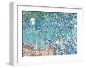 Irises, Saint-Remy, c.1889-Vincent van Gogh-Framed Art Print