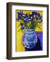 Irises, Series I-Isy Ochoa-Framed Giclee Print