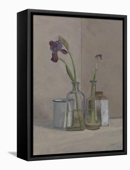 Irises White Cans, 2006-William Packer-Framed Stretched Canvas