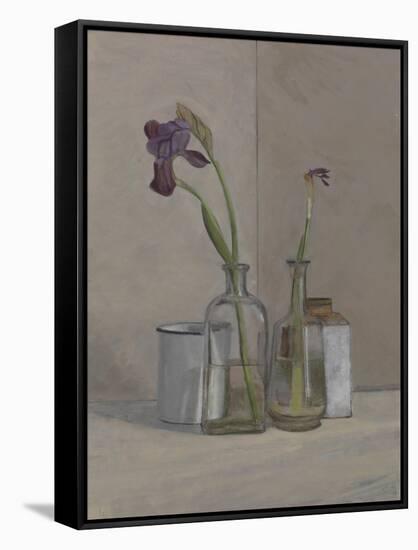 Irises White Cans, 2006-William Packer-Framed Stretched Canvas