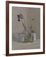 Irises White Cans, 2006-William Packer-Framed Giclee Print