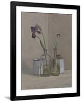 Irises White Cans, 2006-William Packer-Framed Giclee Print