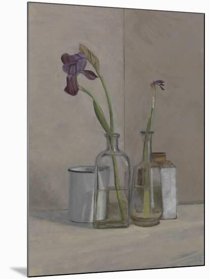 Irises White Cans, 2006-William Packer-Mounted Giclee Print