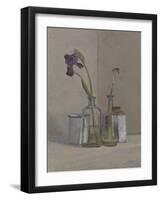Irises White Cans, 2006-William Packer-Framed Giclee Print