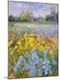 Irises, Willow and Fir Tree, 1993-Timothy Easton-Mounted Giclee Print