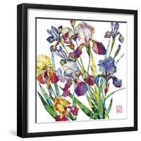 Irises-Sofia Perina-Miller-Framed Giclee Print