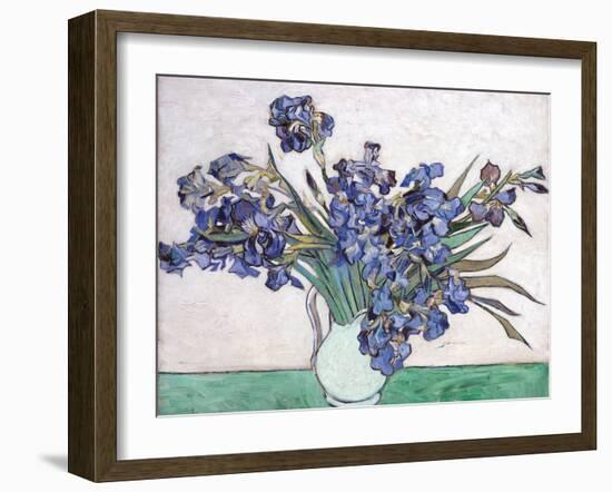 Irises-Vincent van Gogh-Framed Giclee Print