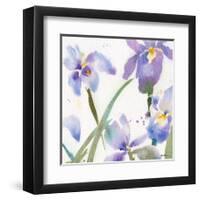 Irises-Sheila Golden-Framed Art Print