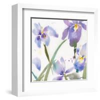 Irises-Sheila Golden-Framed Art Print